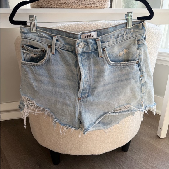 Agolde Pants - Agolde Light Blue High-Rise Denim Jeans Size 30